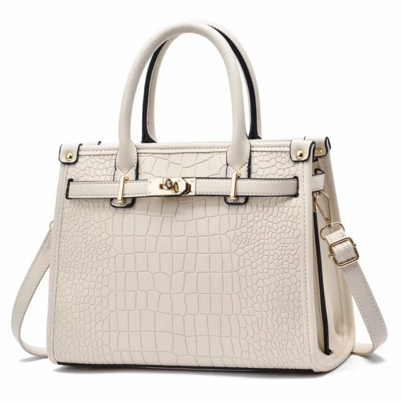 2024 New Crocodile Pattern High Quality Crossbody Bag Soft Leather Luxury Handbags Elegant Bags New Direct Selling Women's Bag